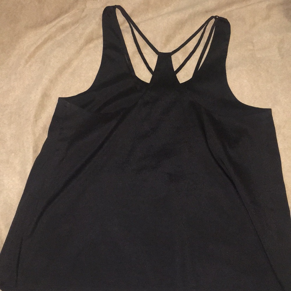 Black tank top